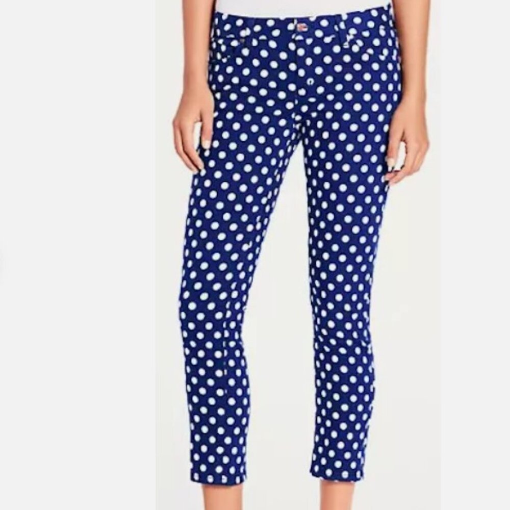 KATE SPADE Polka-Dot 'Broome Street' Jeans NWOT sz 30